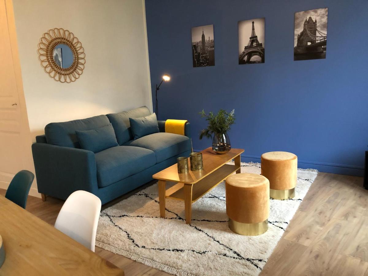 Joli Appartement Le Gutenberg T2 4P Quartier Mirabeau Proche Gare Tours Luaran gambar